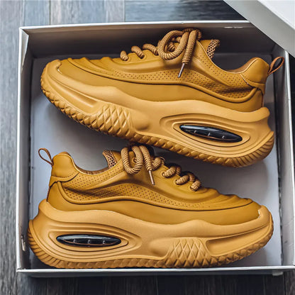 Men's Fashionable Thick Soled Skateboarding Shoes