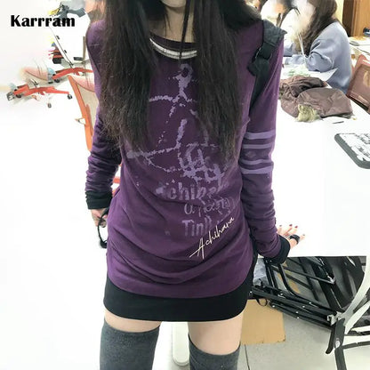 Hot Vintage Harajuku Y2K Gothic Shirt