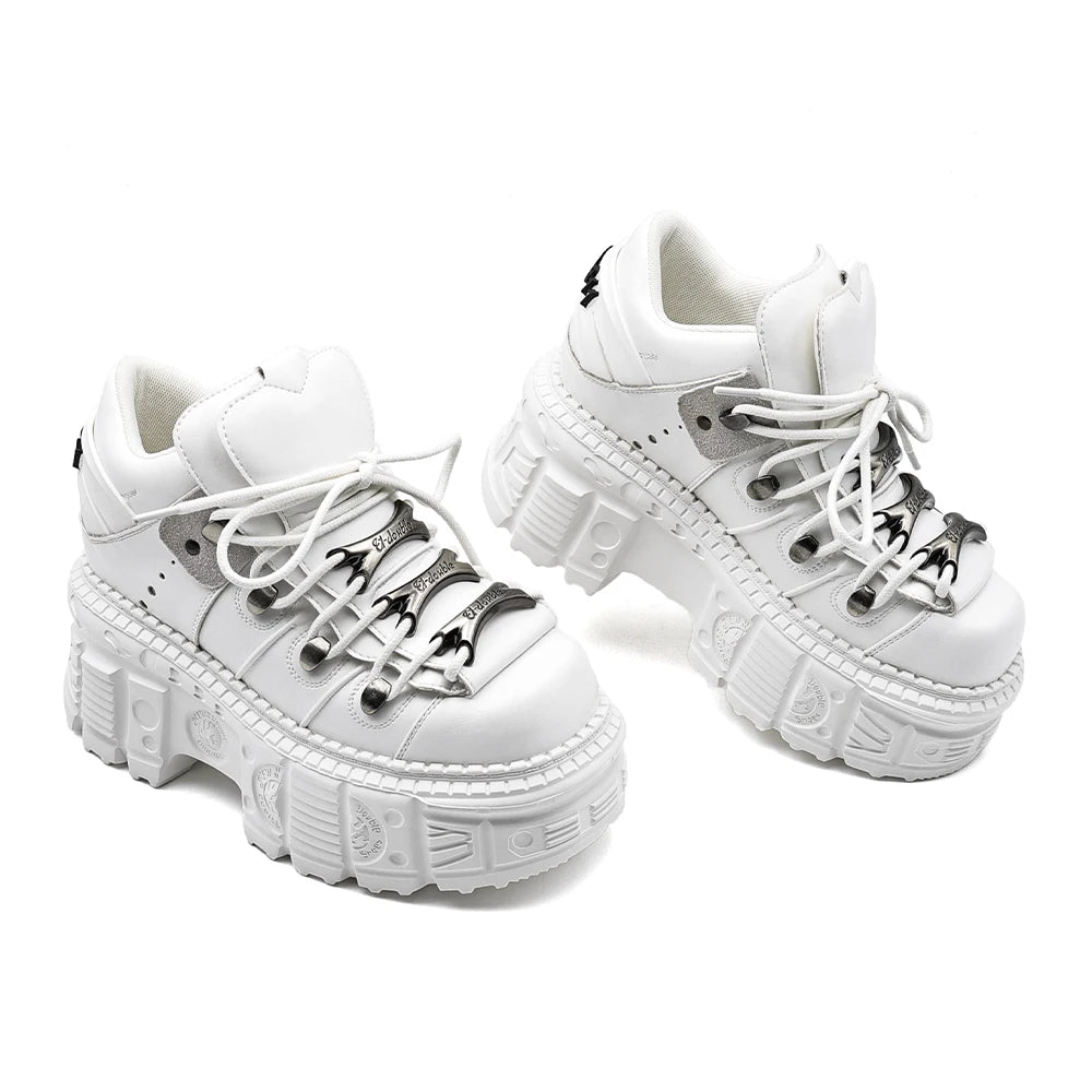 Women's Chunky Retro Platform Ankle Boots