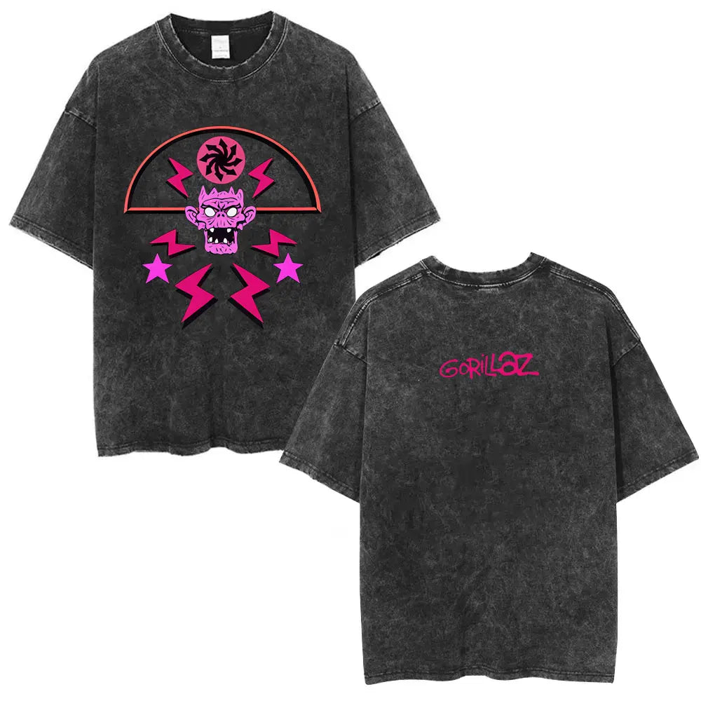 Vintage Gorillaz Punk Graphic T-shirt