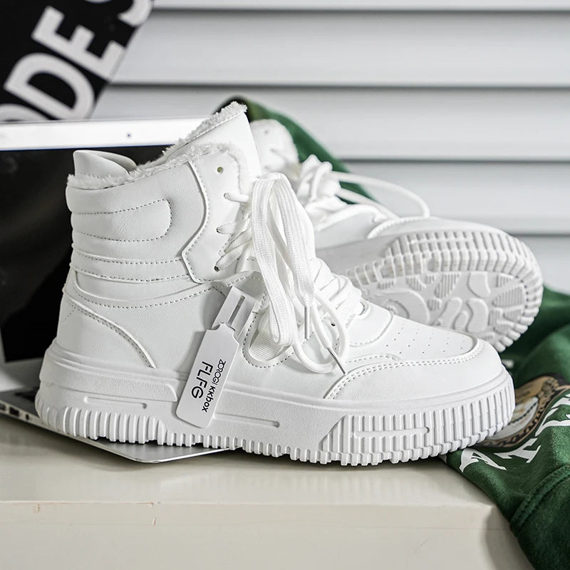 Warm Retro Fur Ankle Boots