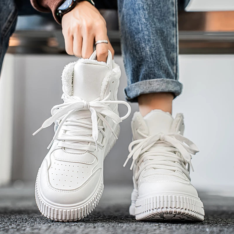 Warm Retro Fur Ankle Boots