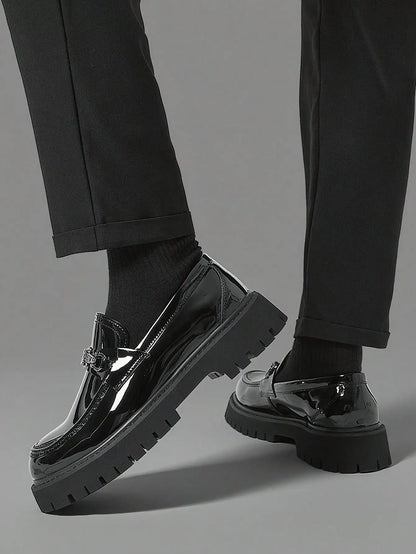 Men's Classic Thick Soled Penny Loafers