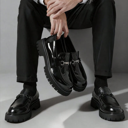 Men's Classic Thick Soled Penny Loafers