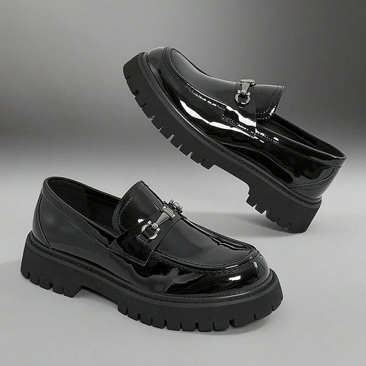 Men's Classic Thick Soled Penny Loafers