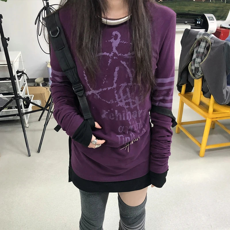 Hot Vintage Harajuku Y2K Gothic Shirt