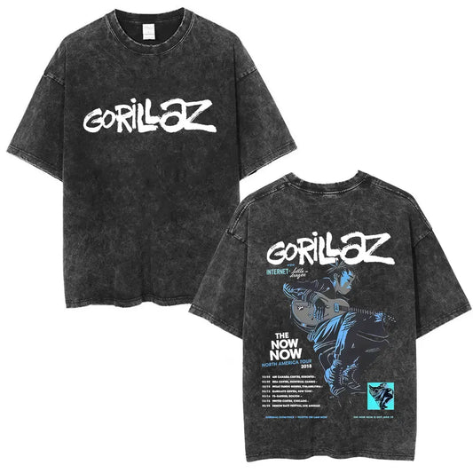 Vintage Gorillaz Punk Graphic T-shirt