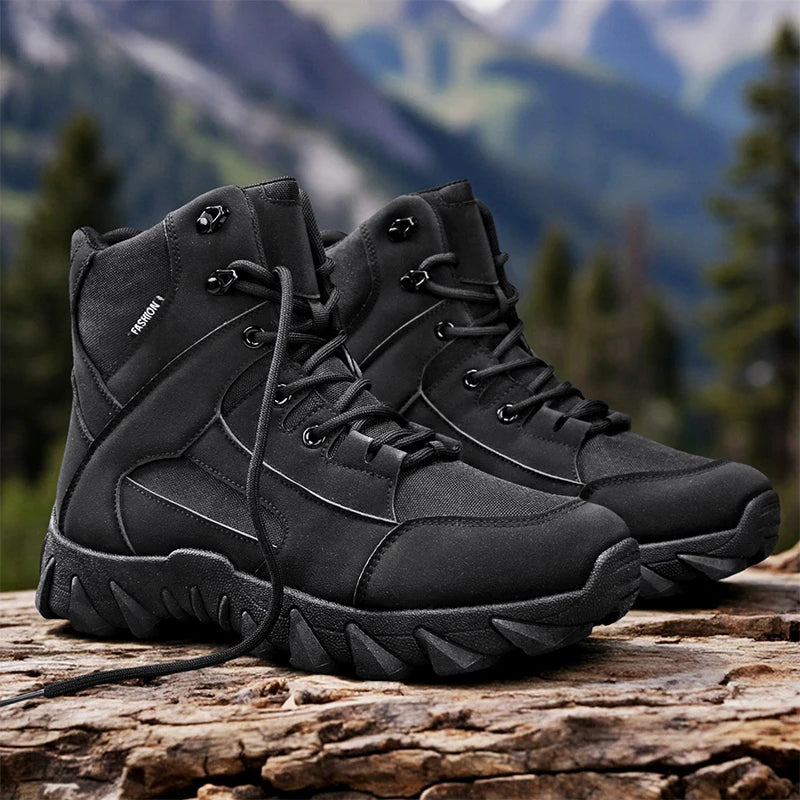 Men's Suede Outdoor Non-Slip Hiking Boots
