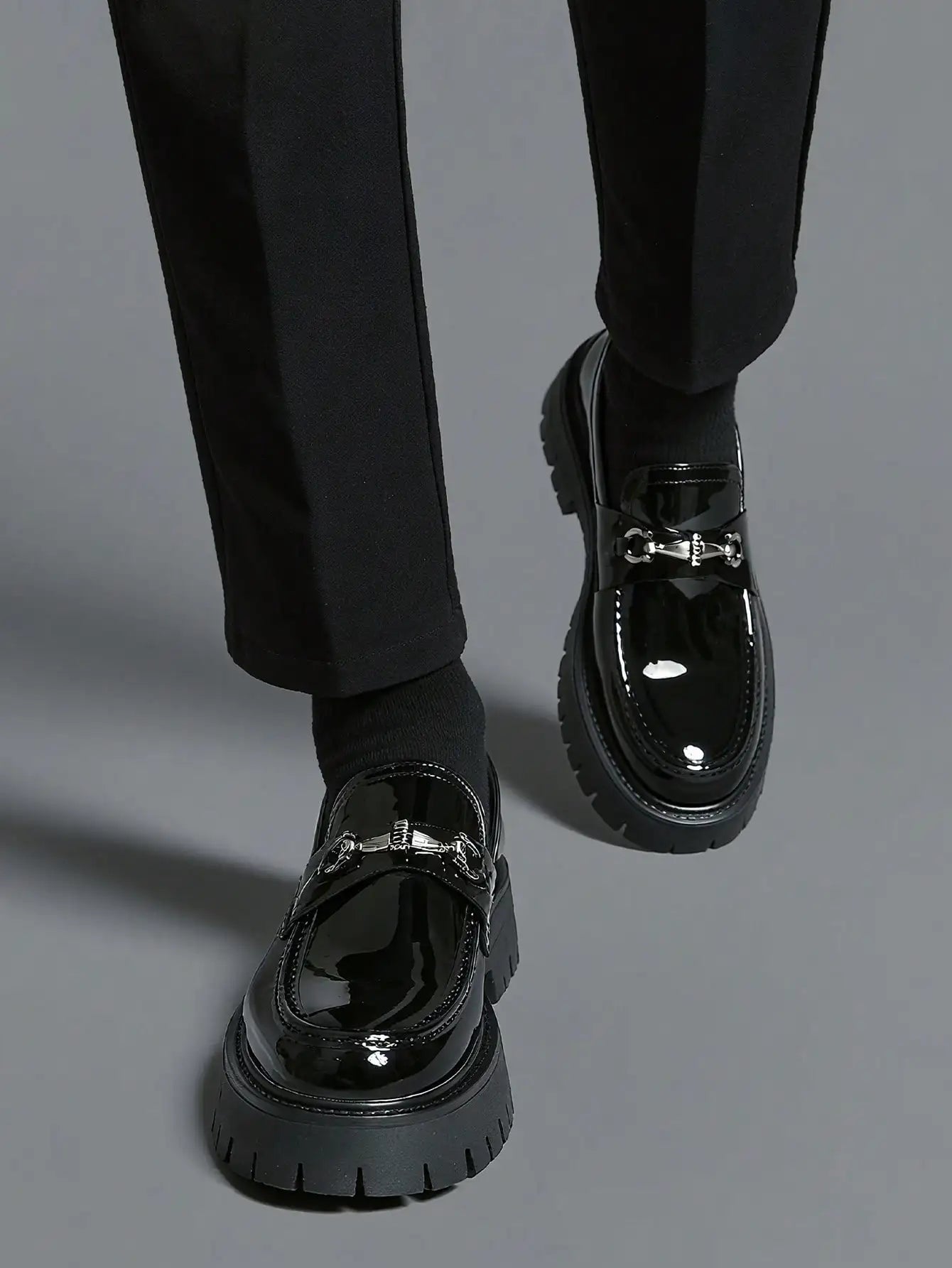 Men's Classic Thick Soled Penny Loafers