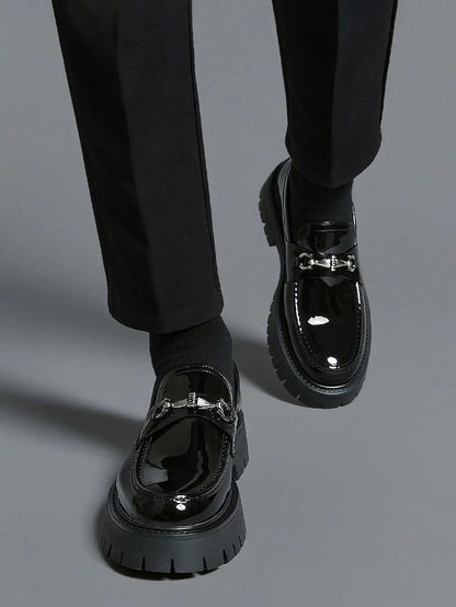 Men's Classic Thick Soled Penny Loafers