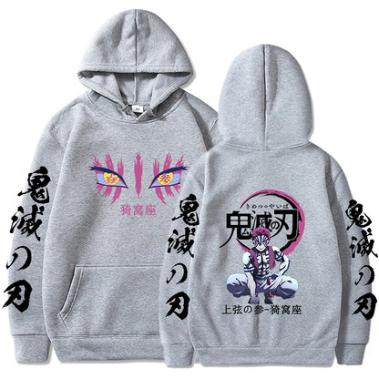 Demon Slayer Anime - Akaza Hoodies