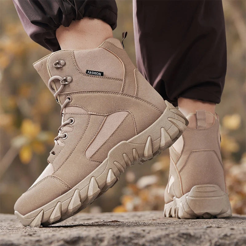 Men's Suede Outdoor Non-Slip Hiking Boots