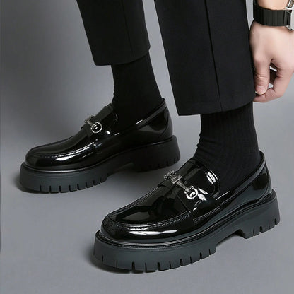 Men's Classic Thick Soled Penny Loafers