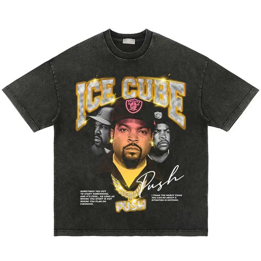 Ice Cube Harajuku Graphic Tee - Hip-Hop Style Essential