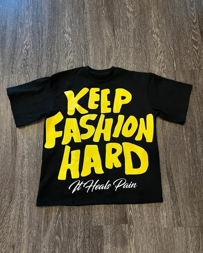 Trendy 'Hard Fashion' T-shirt