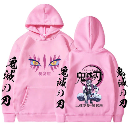Demon Slayer Anime - Akaza Hoodies