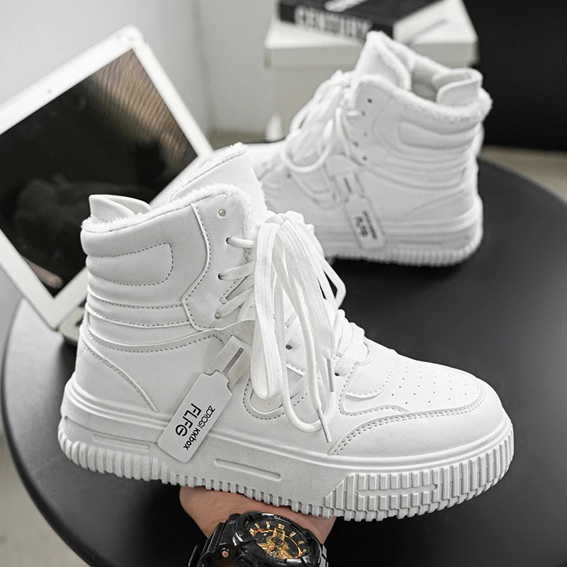 Warm Retro Fur Ankle Boots