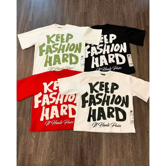 Trendy 'Hard Fashion' T-shirt