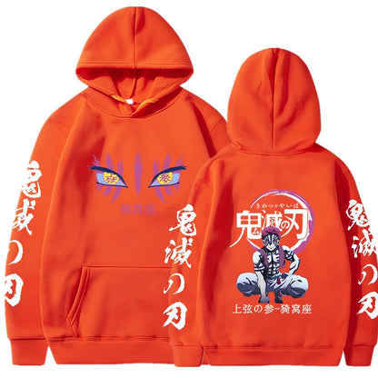 Demon Slayer Anime - Akaza Hoodies
