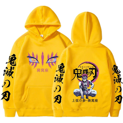 Demon Slayer Anime - Akaza Hoodies