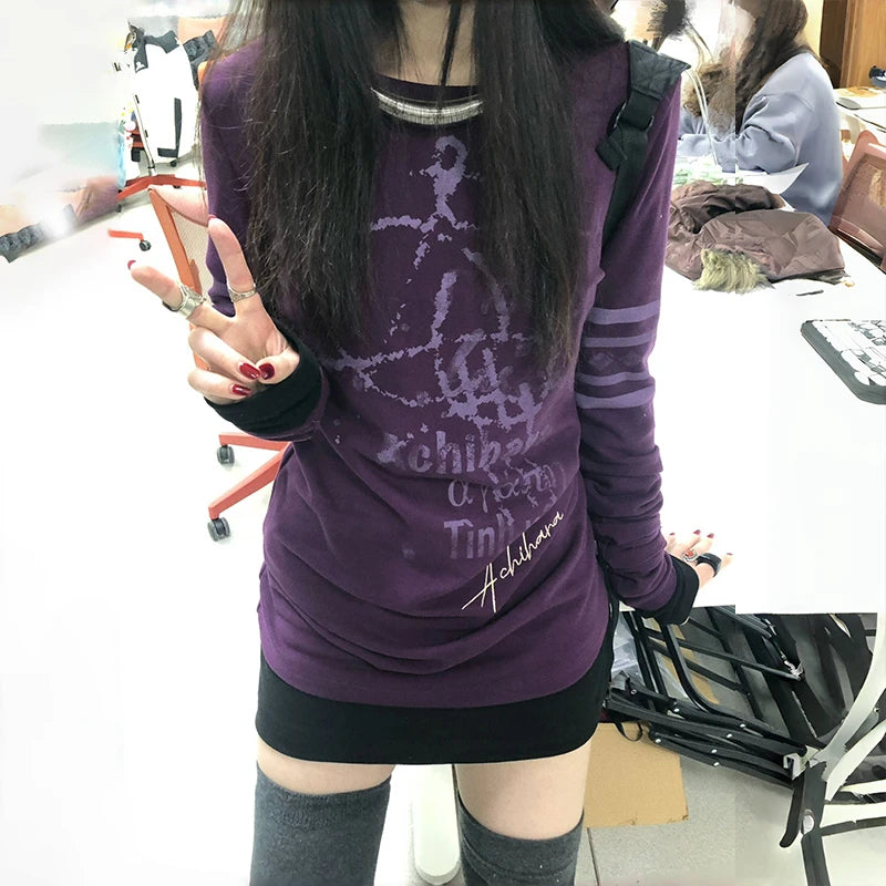 Hot Vintage Harajuku Y2K Gothic Shirt