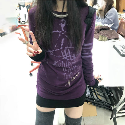 Hot Vintage Harajuku Y2K Gothic Shirt