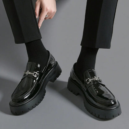 Men's Classic Thick Soled Penny Loafers