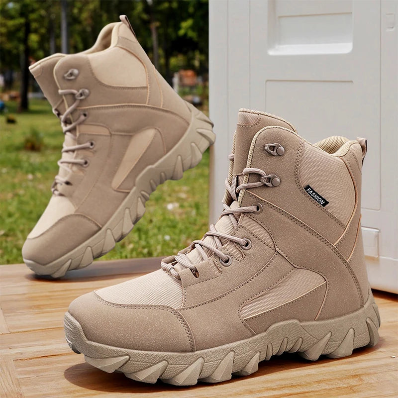 Men's Suede Outdoor Non-Slip Hiking Boots