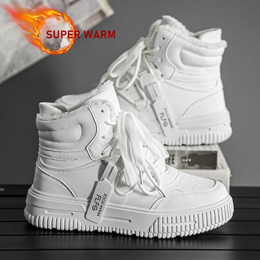 Warm Retro Fur Ankle Boots