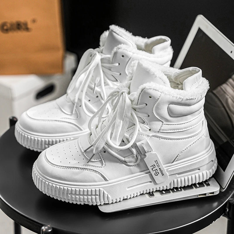 Warm Retro Fur Ankle Boots