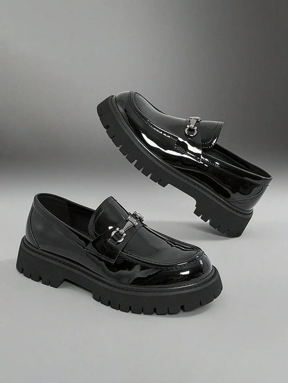 Men's Classic Thick Soled Penny Loafers