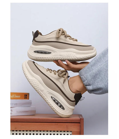 Men's Fashionable Thick Soled Skateboarding Shoes