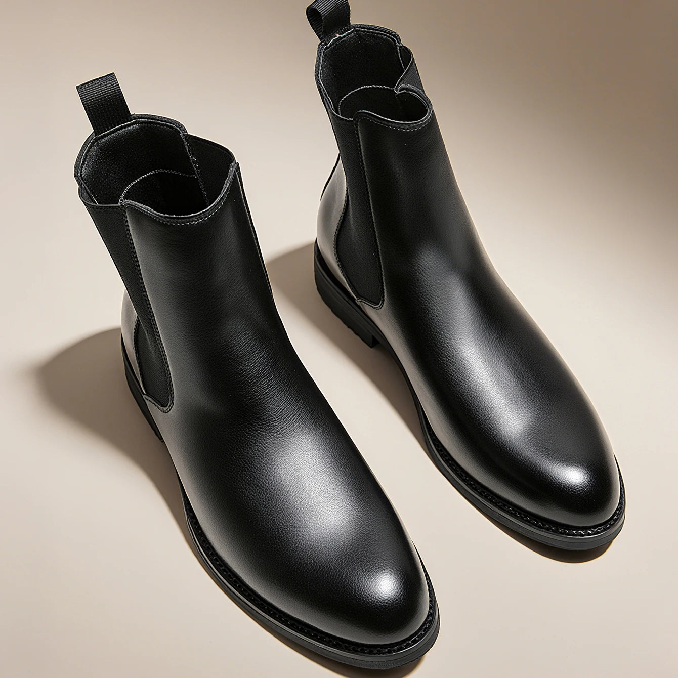 Men's Classic Designer Leather Chelsea Boots